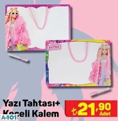BARBİE YAZI TAHTASI-KEÇELİ KALEM